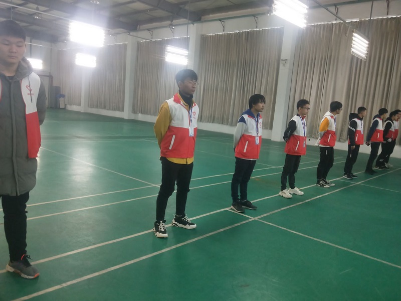 交通工程学院学生参加2019年校园招聘会志愿者服务活动