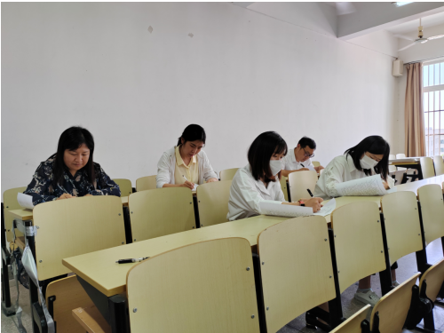 数学教研室党支部组织全体党员参加理论考试