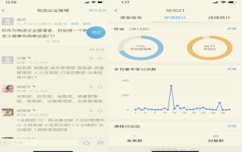 物流管理学院161521班开展线上教学