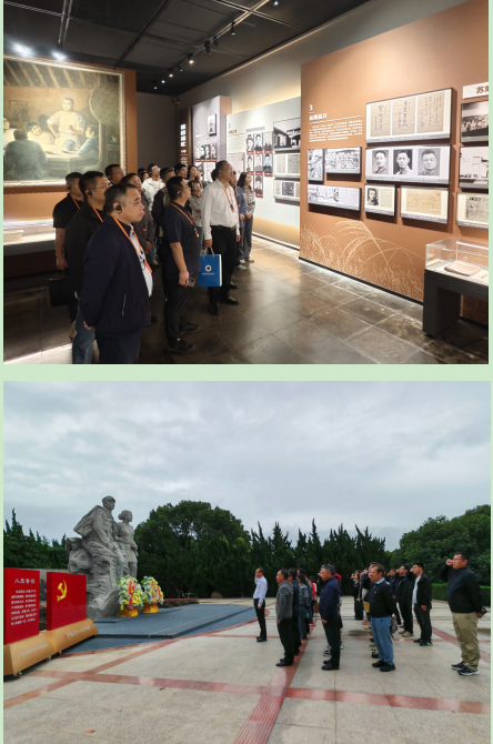 沙家浜红色铸魂,物流先锋聚力担当 ——物流管理学院党总支赴沙家浜开展主题党日活动